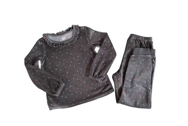 PIGIAMA per Tutti i giorni - Bimba - Stile: Tinta unita -  Colore: Grigio